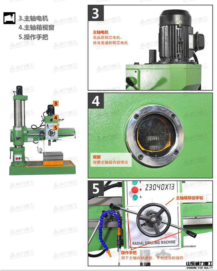 搖臂鉆床主軸電機(jī)